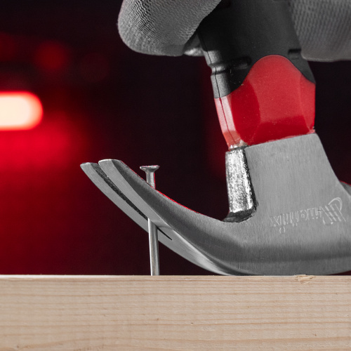 Молоток-гвоздодер мини, боек с магнитом, фибергласовая двухкомпонентная рукоятка, 250 г Matrix по ценам производителя в Уфе с доставкой по всей России