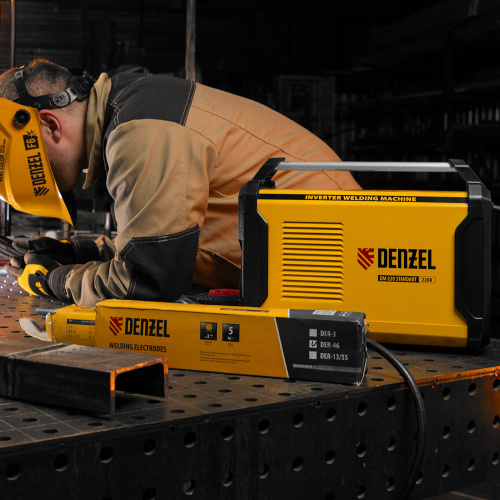 Аппарат инвертор. дуговой сварки DM-220 Standart, 220 А, ПВ 60% Denzel по ценам производителя в Уфе с доставкой по всей России
