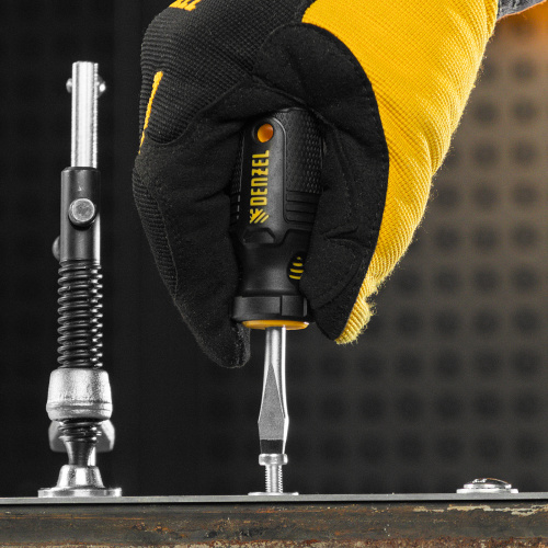 Набор отверток на полке, 8 шт., PH+SL, S2, 3к рукоятка Denzel по ценам производителя в Уфе с доставкой по всей России