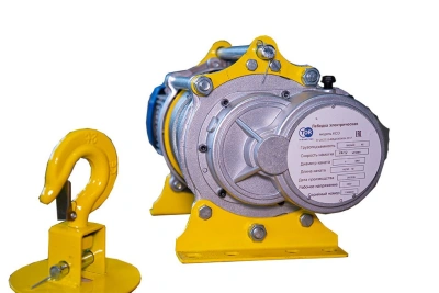 Лебедка электрическая  300/600кг  60/30м с канатом 220В 24м/мин алюминиевый корпус TOR KCD (TSA) по ценам производителя в Уфе с доставкой по всей России