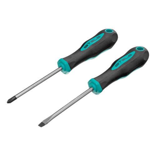 Набор инструментов, 1/2", 1/4", CrV, пластиковый кейс 69 предметов Stels по ценам производителя в Уфе с доставкой по всей России