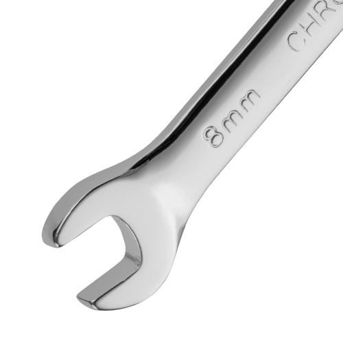 Ключ комбинированный трещоточный, 8 мм, CrV, шарнирный, зеркальный хром Matrix Professional по ценам производителя в Уфе с доставкой по всей России
