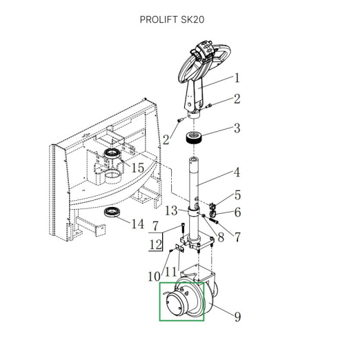 Катушка электромагнитного тормоза для штабелеров SDR/SDK 1.5-2 т, для тележек SK20 по ценам производителя в Уфе с доставкой по всей России