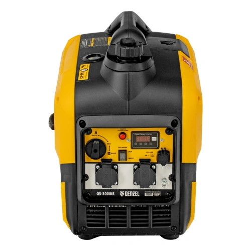 Генератор инверторный GS-3000iS, 3,0 кВт, 230 В, закрытый корпус, ручной старт DENZEL по ценам производителя в Уфе с доставкой по всей России