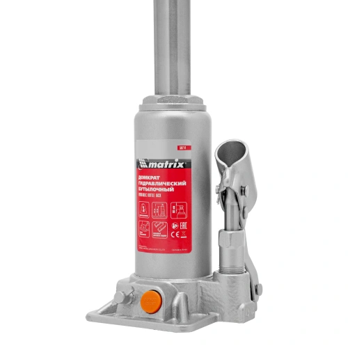 Домкрат гидравлический бутылочный, 3 т, h подъема 178-343 мм, в пластиковом кейсе Matrix по ценам производителя в Уфе с доставкой по всей России