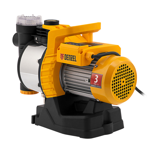 Садовый поверхностный насос GP1100SS, 1100 Вт, 4000 л/ч, подъем 45 м, пластик Denzel по ценам производителя в Уфе с доставкой по всей России