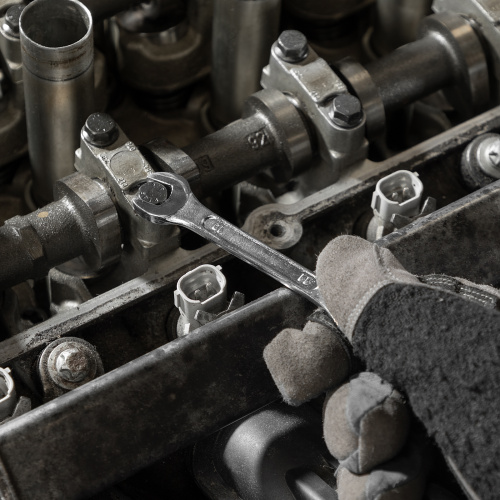 Набор ключей рожковых, 6 х 32 мм, 12 шт., CrV, хромированные Matrix по ценам производителя в Уфе с доставкой по всей России