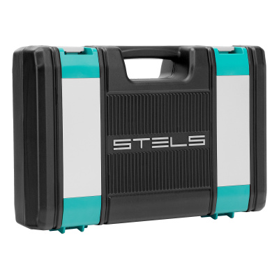 Набор инструментов 1/2", 1/4", CrV, 12 гранные головки, пластиковый кейс, 82 предмета Stels по ценам производителя в Уфе с доставкой по всей России