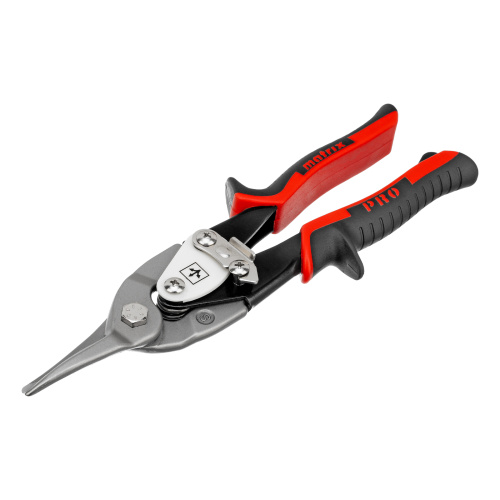 Ножницы по металлу, 250 мм, прямой рез, сталь CRMO, двухкомпонентные рукоятки, PRO Matrix по ценам производителя в Уфе с доставкой по всей России