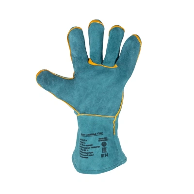 Краги спилковые "Грин" FoxWeld по ценам производителя в Уфе с доставкой по всей России