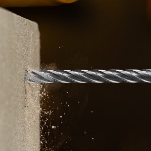 Бур по бетону, цельная крестовая пластина, 8x215 мм, SDS PLUS Denzel по ценам производителя в Уфе с доставкой по всей России