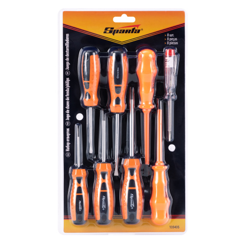 Набор отверток, PH, SL-5 шт, диэлектрические 2 шт, пробник на 220 В-1 шт, 8 шт Sparta по ценам производителя в Уфе с доставкой по всей России