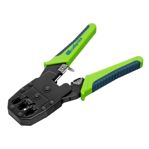 Клещи для обжима телефонных и компьютерных клемм 4P, 6P, 8P, функция обрезания проводов Сибртех по ценам производителя в Уфе с доставкой по всей России