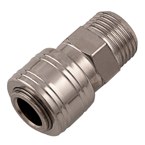 Муфта универсальная быстросъемная ("мама") внешняя резьба 1/2, 1 шт, Stels по ценам производителя в Уфе с доставкой по всей России