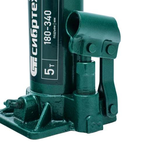 Домкрат гидравлический бутылочный, 5 т, 180-340 мм, в пласт. кейсе Сибртех по ценам производителя в Уфе с доставкой по всей России