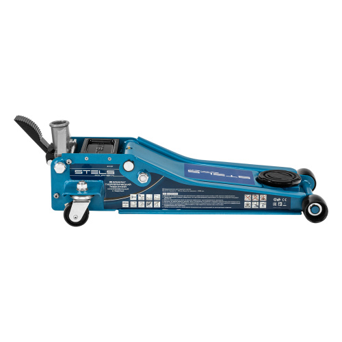 Домкрат гидравлический подкатной 3 т, быстрый подъем, Low profile quick lift, 75-505 мм, профессиональный STELS по ценам производителя в Уфе с доставкой по всей России