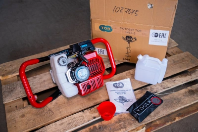 Мотобур без шнека 1,8 кВт 2 ручки TOR JH52-2 по ценам производителя в Уфе с доставкой по всей России