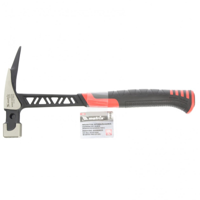 Молоток кровельщика, 600 г, цельнокованый, боек с магнитом, двухкомпонентная обрезиненная рукоятка Matrix Pro по ценам производителя в Уфе с доставкой по всей России