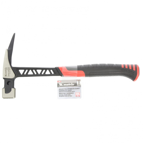 Молоток кровельщика, 600 г, цельнокованый, боек с магнитом, двухкомпонентная обрезиненная рукоятка Matrix Pro по ценам производителя в Уфе с доставкой по всей России
