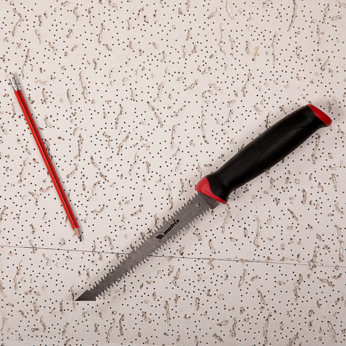 Ножовка по гипсокартону, 180 мм, две рабочие кромки полотна, двухкомпонентная рукоятка Matrix по ценам производителя в Уфе с доставкой по всей России