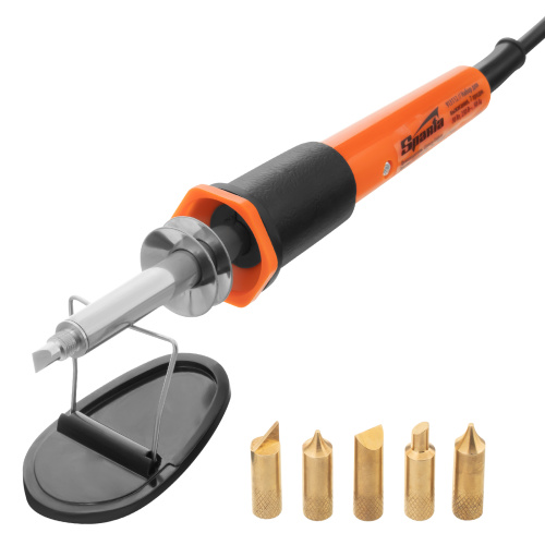 Набор для выжигания, 7 предметов: паяльник 30 Вт, подставка, жала сменные Sparta по ценам производителя в Уфе с доставкой по всей России