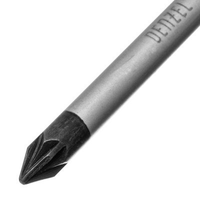 Отвертка, PZ1x75 мм, S2, 3к рукоятка Denzel по ценам производителя в Уфе с доставкой по всей России