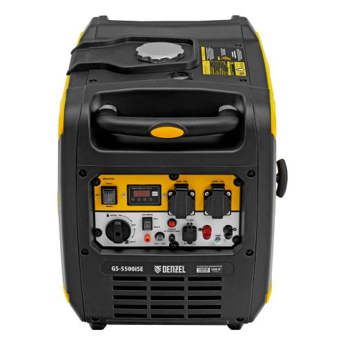 Генератор инверторный GS-5500iSE, 5,5 кВт, 230 В, закрытый корпус,электростартер Denzel по ценам производителя в Уфе с доставкой по всей России