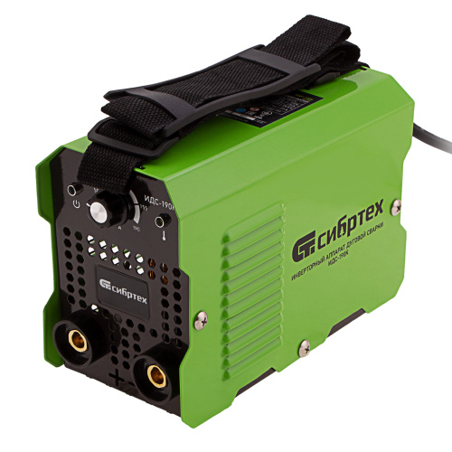 Инверторный аппарат дуговой сварки ИДС-190K, 190 А, ПВ 80%, диаметр электрода 1,6-4 мм Сибртех по ценам производителя в Уфе с доставкой по всей России