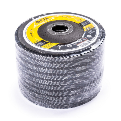 Круг лепестковый для шлифования по нержавеющей стали FTL Ergo цирконий 27 125 х 22,2 мм P40 по ценам производителя в Уфе с доставкой по всей России