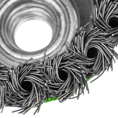 Щетка для УШМ, 75 мм, М14, "чашка", крученая металлическая проволока Сибртех по ценам производителя в Уфе с доставкой по всей России