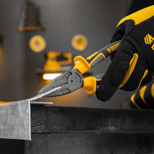 Плоскогубцы комбинированные 205 мм, трехкомпонентные рукоятки Denzel по ценам производителя в Уфе с доставкой по всей России