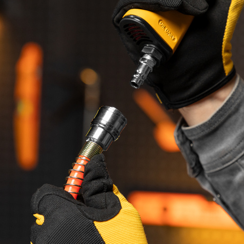 Шланг спиральный воздушный 8 х 12 мм, 18 бар, с быстросъемными соединениями, 15 м Stels по ценам производителя в Уфе с доставкой по всей России