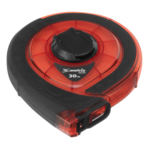 Рулетка геодезическая 30 м х 15 мм, закрытый корпус, фибергласовая лента, двусторонняя шкала, Pro Matrix по ценам производителя в Уфе с доставкой по всей России