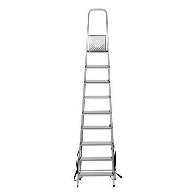 Стремянка, 9 ступеней, алюминиевая, Сибртех по ценам производителя в Уфе с доставкой по всей России