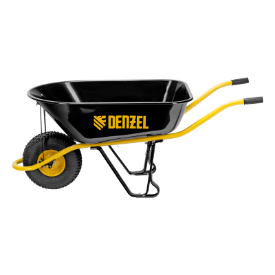 Тачка строительная, усиленная, объем 130 л, 230 кг, колесо 15х6.00-6 Denzel по ценам производителя в Уфе с доставкой по всей России