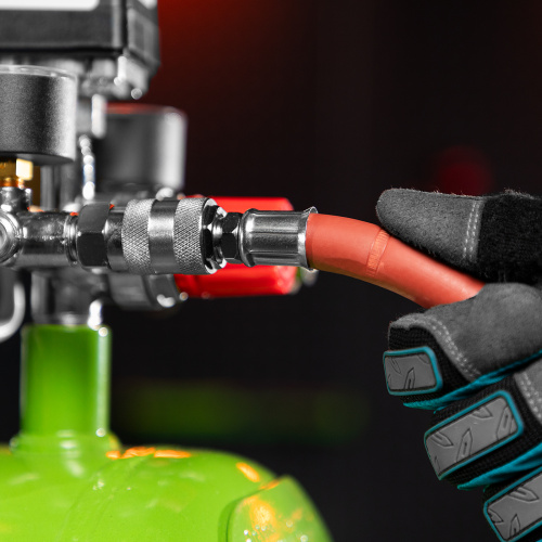 Шланг пневматический резиновый, 10 x 16 мм, 24 бар, армированный, быстросъемное соединение, 10 м Stels по ценам производителя в Уфе с доставкой по всей России