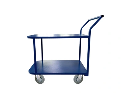 Тележка платформенная TOR ТП-2Я (600х900) 2х-ярусная (160мм) по ценам производителя в Уфе с доставкой по всей России