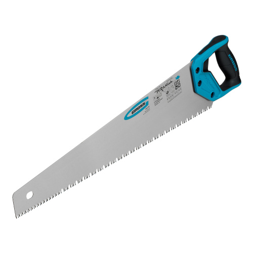 Ножовка по дереву "Piranha", 550 мм, сегментное строение рабочей кромки, 7-8 TPI, зуб-3D, двухкомпонентная рукоятка Gross по ценам производителя в Уфе с доставкой по всей России