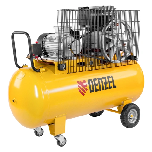 Компрессор воздушный, ременный привод BCI4000-T/200, 4.0 кВт, 200 литров, 690 л/мин Denzel по ценам производителя в Уфе с доставкой по всей России