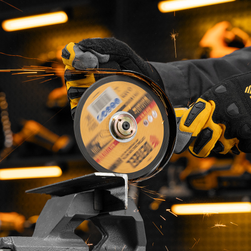 Пневматическая углошлифовальная машина AG125, 11000 об/мин, 125 мм, 186 л/мин Denzel по ценам производителя в Уфе с доставкой по всей России