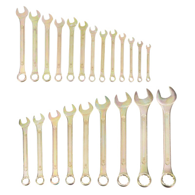 Набор ключей комбинированный 6-32 мм, 22 шт, желтый цинк Сибртех по ценам производителя в Уфе с доставкой по всей России