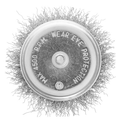 Щетка для дрели, 75 мм, "чашка" со шпилькой, витая проволока Сибртех по ценам производителя в Уфе с доставкой по всей России