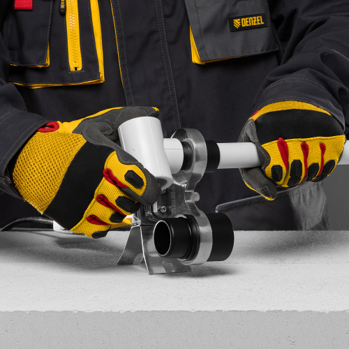 Аппарат для сварки пластиковых труб DWP-750, 750 Вт, 0-300 град, 4 насадки, 20-40 мм Denzel по ценам производителя в Уфе с доставкой по всей России