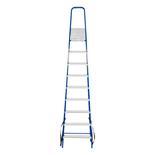 Стремянка, 9 ступеней, стальной профиль, алюминиевые ступени Сибртех по ценам производителя в Уфе с доставкой по всей России