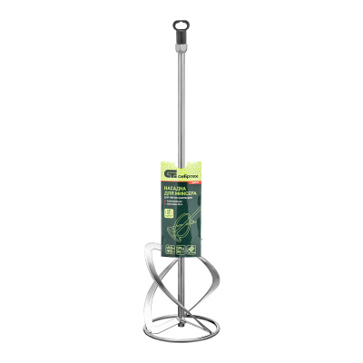 Насадка для миксера, для легких растворов, 160 х 590 мм, оцинкованная, хвостовик резьба М14 Сибртех по ценам производителя в Уфе с доставкой по всей России