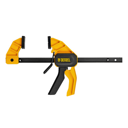 Струбцина F-образная, быстрозажимная, 150 х 55 мм, усиленный нейлоновый корпус Denzel по ценам производителя в Уфе с доставкой по всей России