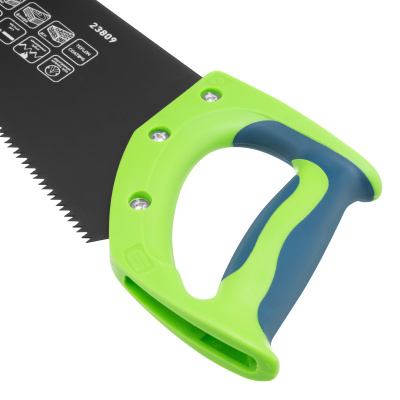 Ножовка по дереву "Зубец", 350 мм, 7-8 TPI, каленый зуб 2D, защитное покрытие, двухкомпонентная рукоятка Сибртех по ценам производителя в Уфе с доставкой по всей России