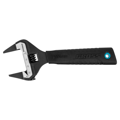 Ключ разводной, 150 мм, CrV, ультратонкие губки Gross по ценам производителя в Уфе с доставкой по всей России