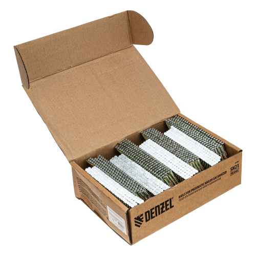 Гвозди для пнев. нейлера (оцинк.) длина - 90 мм, диам. - 3,05 мм, 2000 шт. Denzel по ценам производителя в Уфе с доставкой по всей России