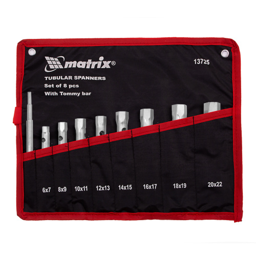Набор ключей трубчатых торцевых 9 предметов Matrix по ценам производителя в Уфе с доставкой по всей России